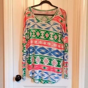 Aztec Print Tunic